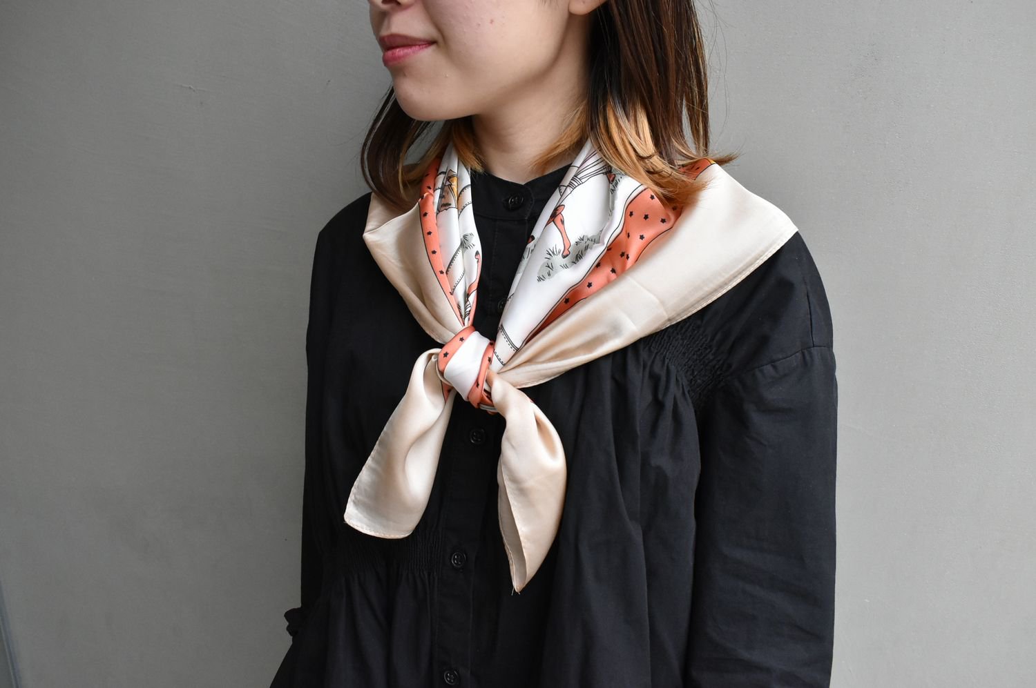 【バーンストア】Horse&Belt pattern scarf