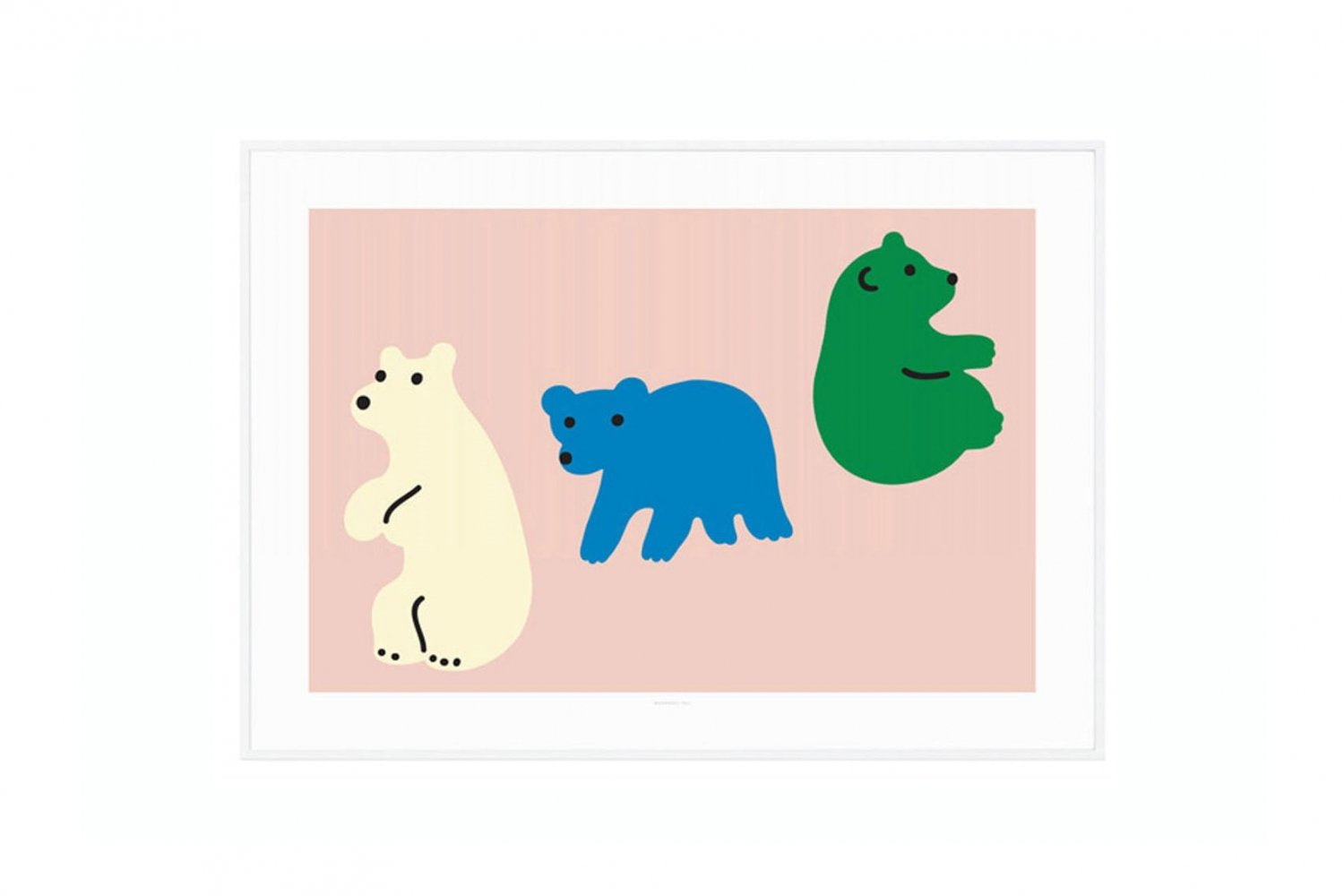 【バーンストア】WARMGREY TAIL / ROLLING BEARS POSTER 300x400mm