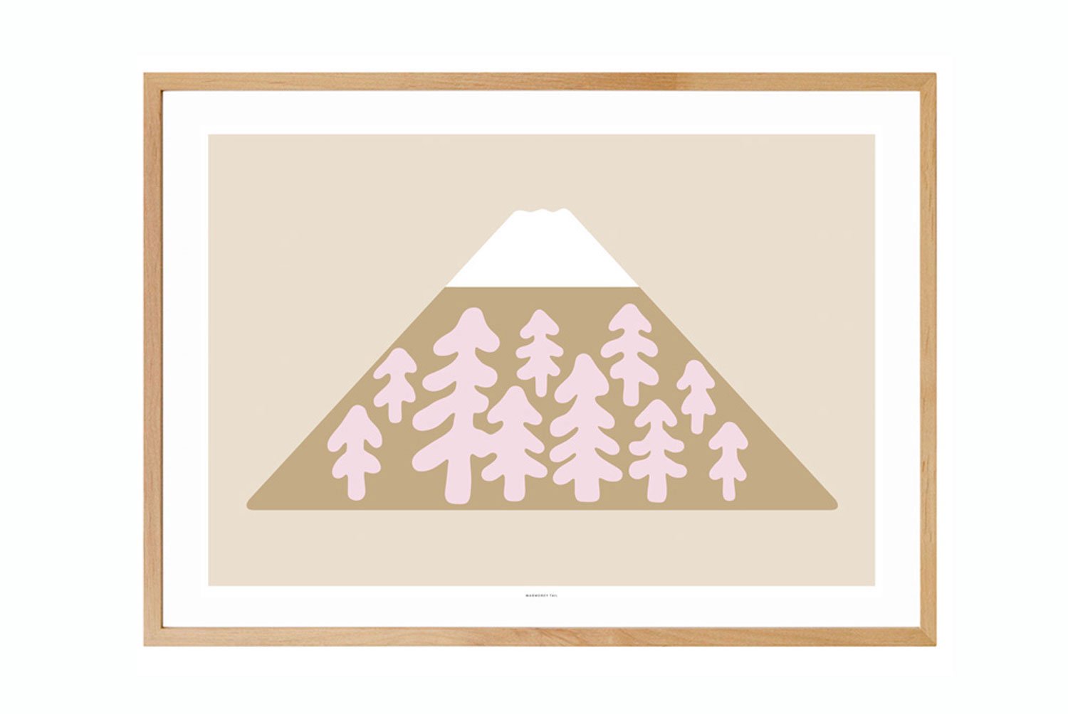 【バーンストア】WARMGREY TAIL / SNOWPEAK - BROWN POSTER 300x400mm