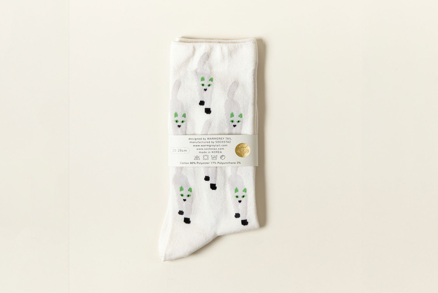 【バーンストア】WARMGREY TAIL / CAT COMING SOCKS