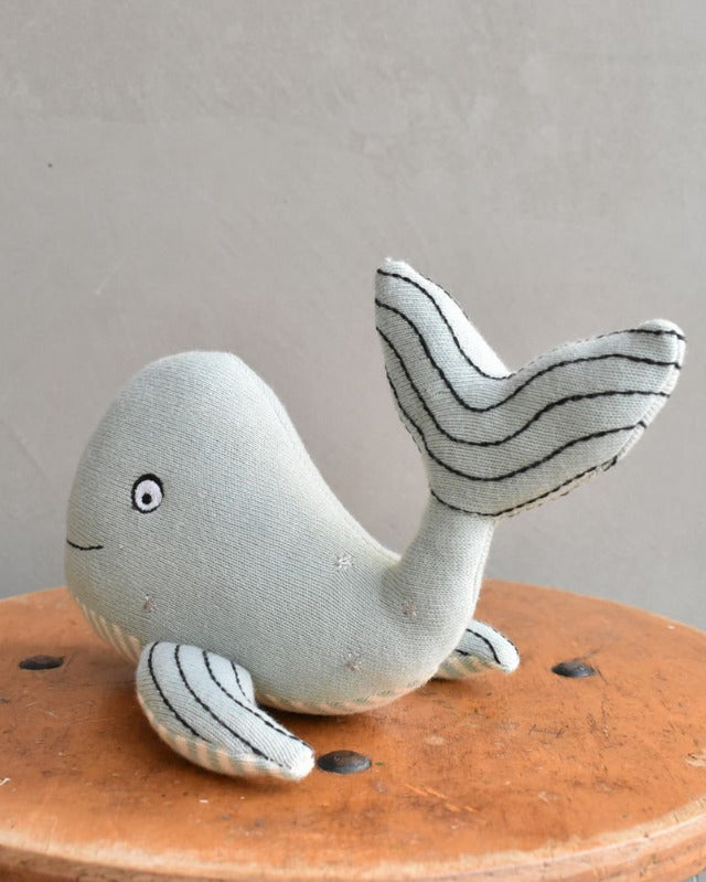 【バーンストア】Best Years / organic cotton sea green whale toy