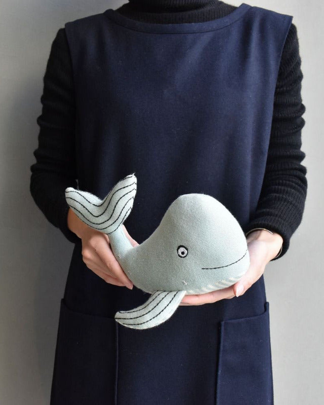【バーンストア】Best Years / organic cotton sea green whale toy