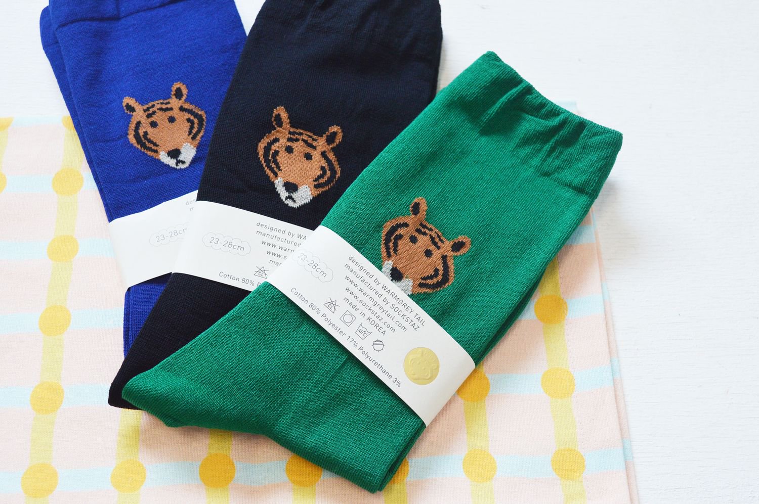 【バーンストア】WARMGREY TAIL / MEET TIGER SOCKS