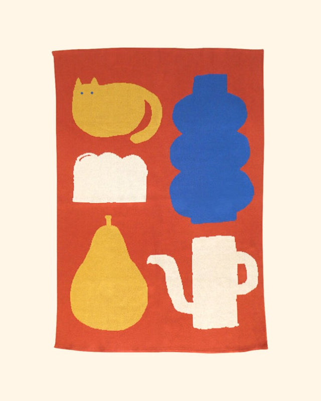 【バーンストア】mon ete / Cottage Knit Blanket