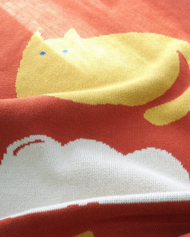 【バーンストア】mon ete / Cottage Knit Blanket