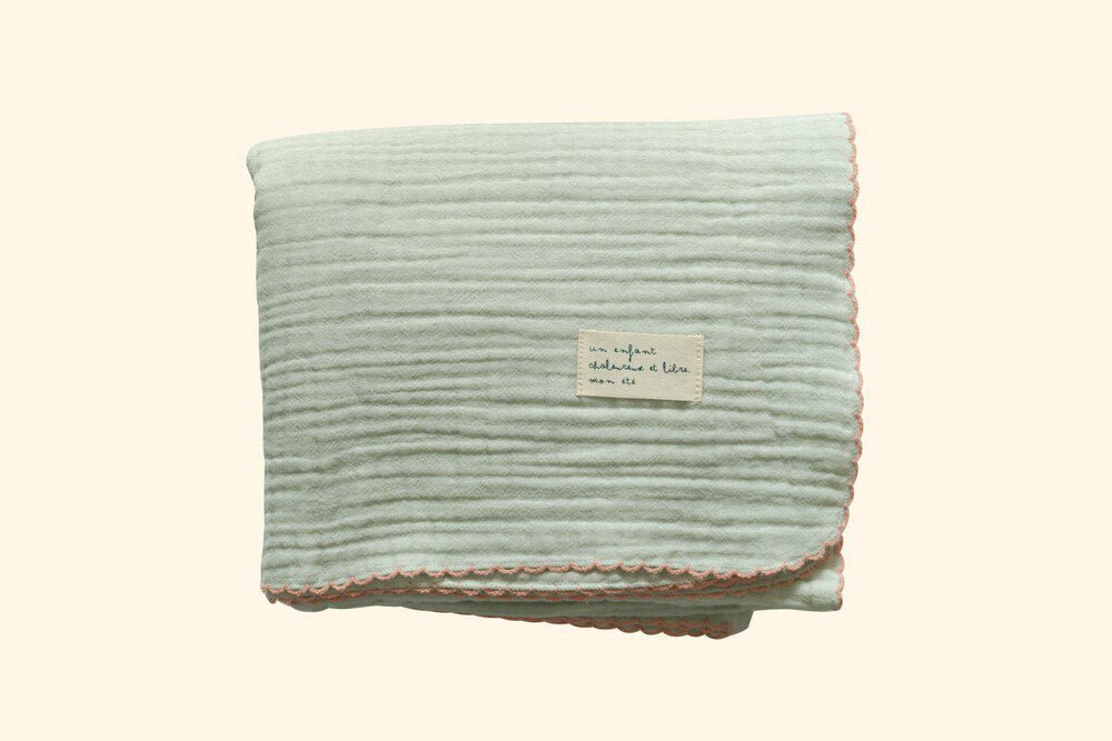 【バーンストア】mon ete / Mignon Blanket - Mint