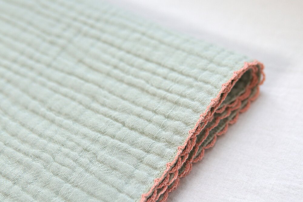 【バーンストア】mon ete / Mignon Blanket - Mint