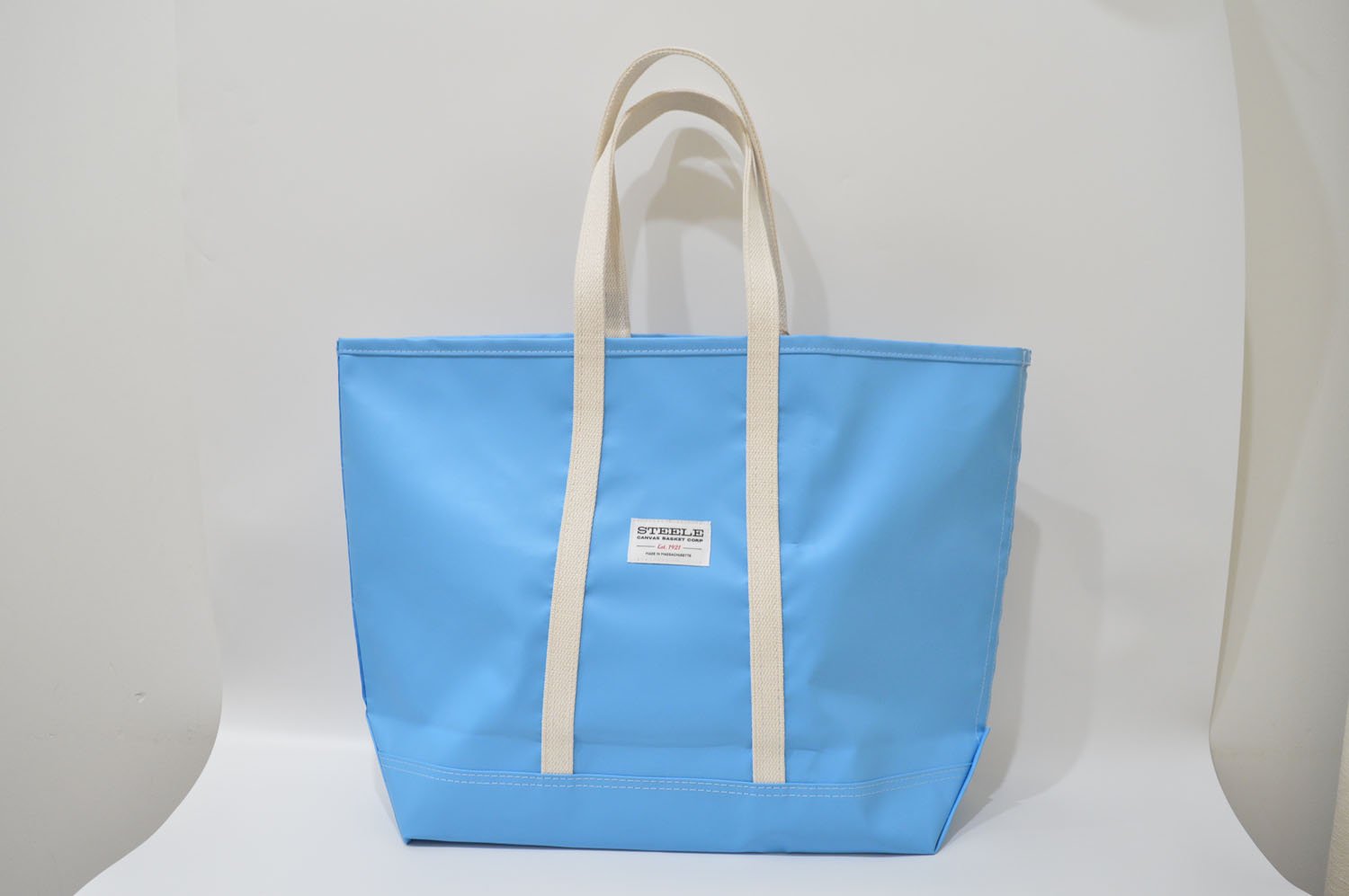 【バーンストア】STEELE CANVAS BASKET / Light Blue Steeletex Beach Tote