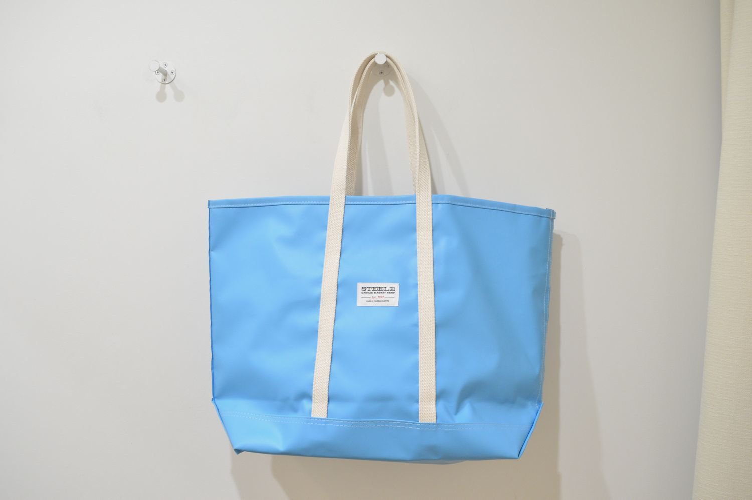 【バーンストア】STEELE CANVAS BASKET / Light Blue Steeletex Beach Tote