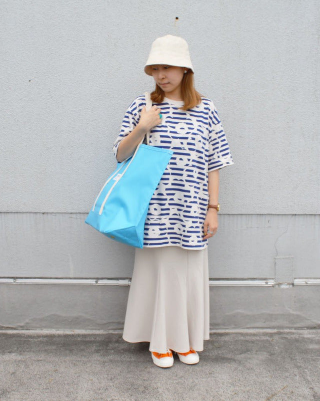 【バーンストア】STEELE CANVAS BASKET / Light Blue Steeletex Beach Tote