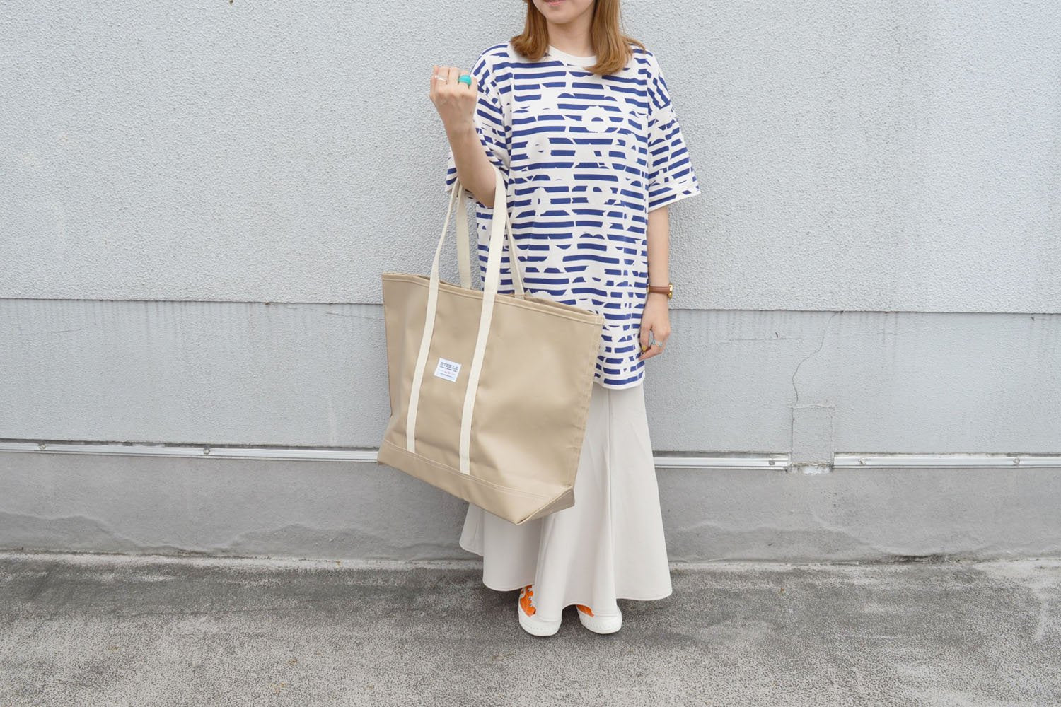 【バーンストア】STEELE CANVAS BASKET / Tan Steeletex Beach Tote