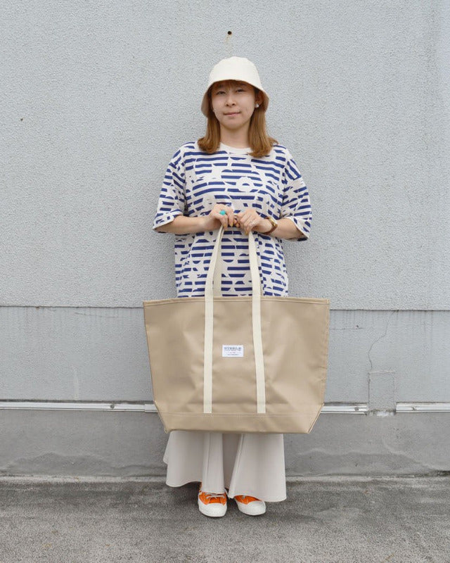 【バーンストア】STEELE CANVAS BASKET / Tan Steeletex Beach Tote