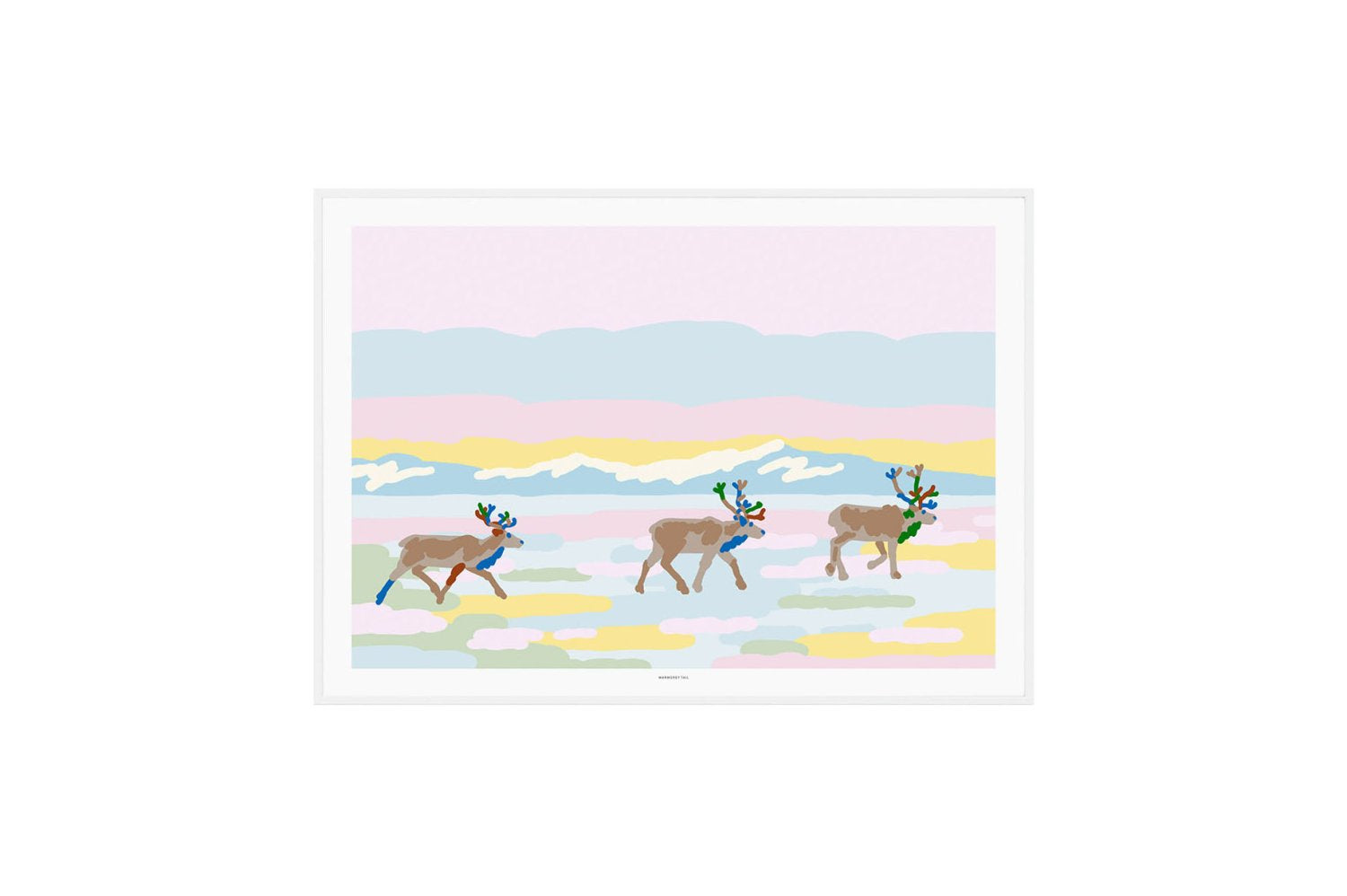 【バーンストア】WARMGREY TAIL / REINDEER POSTER 500mm x 700mm