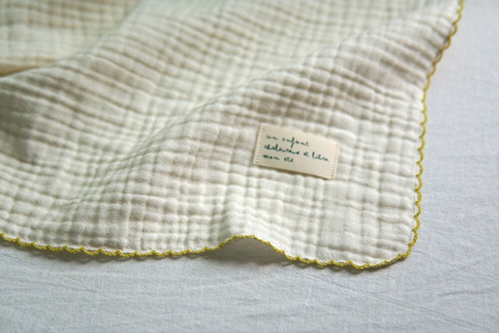 【バーンストア】mon ete / Mignon Blanket - ivory