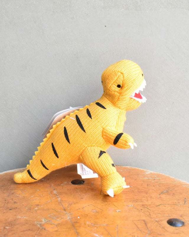 【バーンストア】Best Years / T Rex Knitted Dinosaur Rattle
Yellow