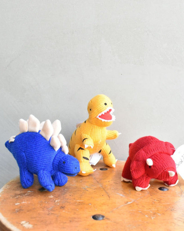 【バーンストア】Best Years / T Rex Knitted Dinosaur Rattle
Yellow