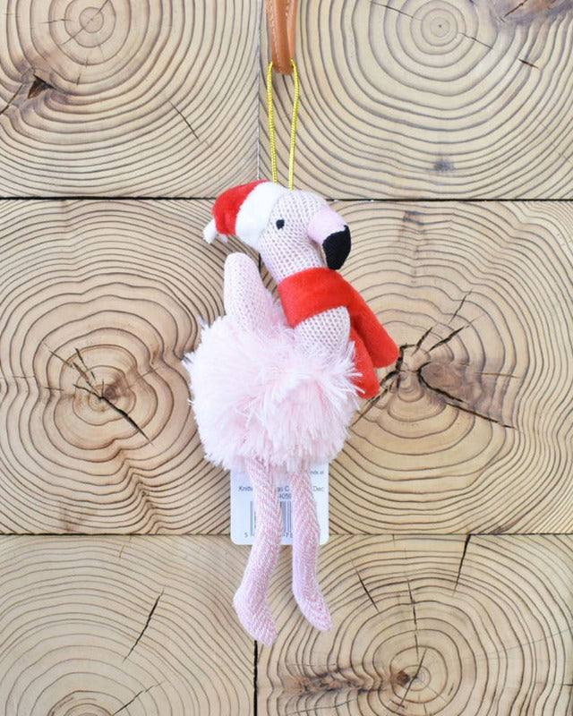 【バーンストア】Best Years / Flamingo Christmas Ornament
