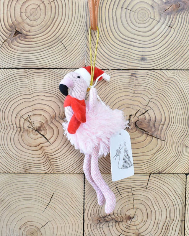 【バーンストア】Best Years / Flamingo Christmas Ornament