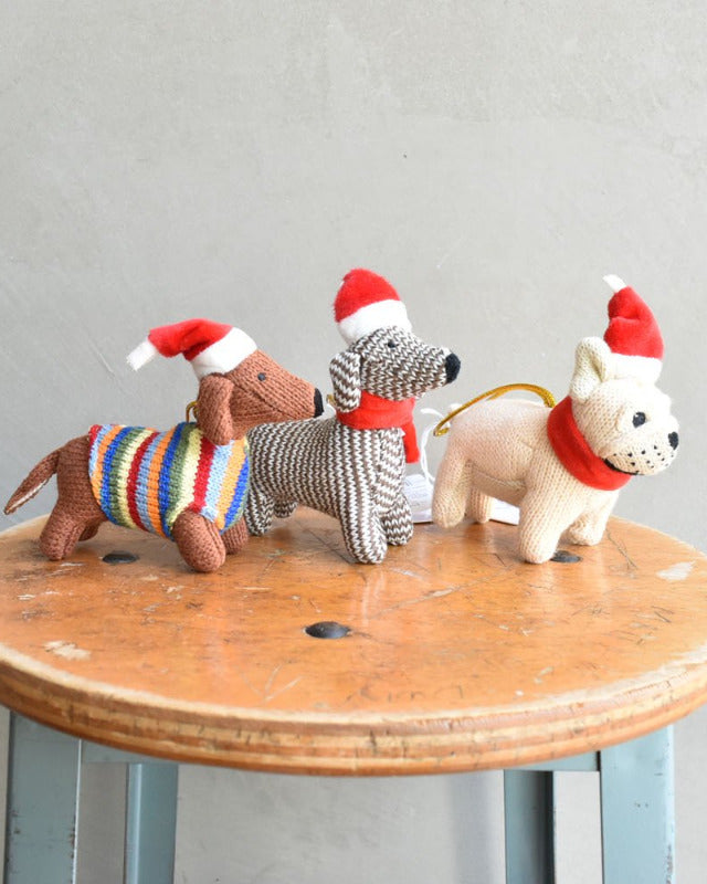 【バーンストア】Best Years / Bull Dog Christmas Ornament