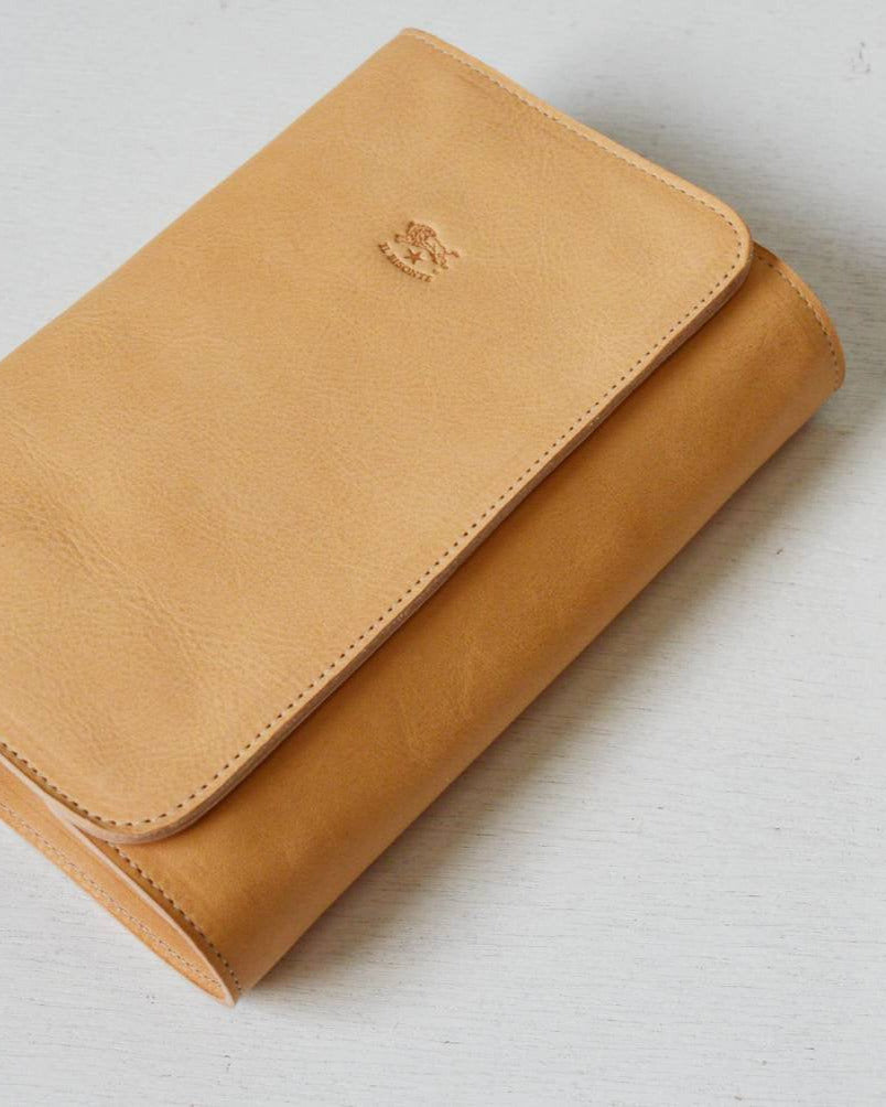 美品⭐︎イルビゾンテ 手帳 IL BISONTE イルビゾンテ 文房具 ワンスナップシステム手帳(小