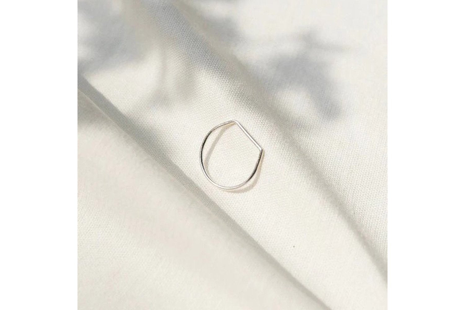 【バーンストア】 studio adorn / Straight Edge Stacking Ring リング SA720622