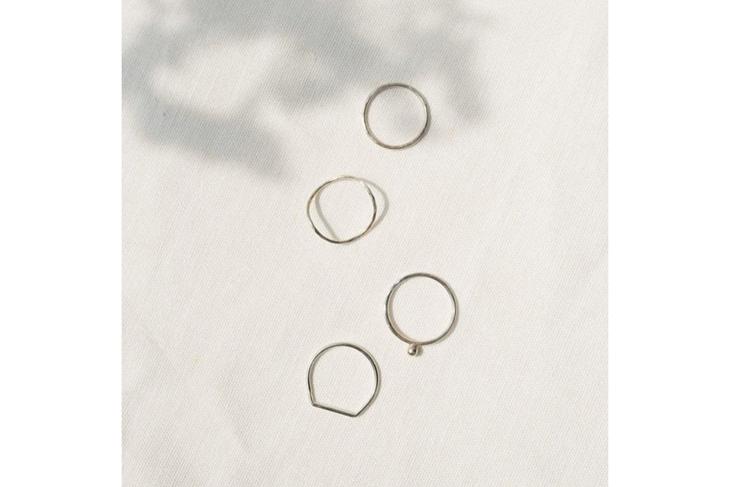 【バーンストア】 studio adorn / Straight Edge Stacking Ring リング SA720622