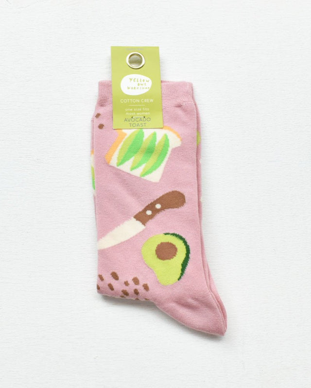 【バーンストア】Yellow Owl Workshop / Avocado Toast Crew Socks