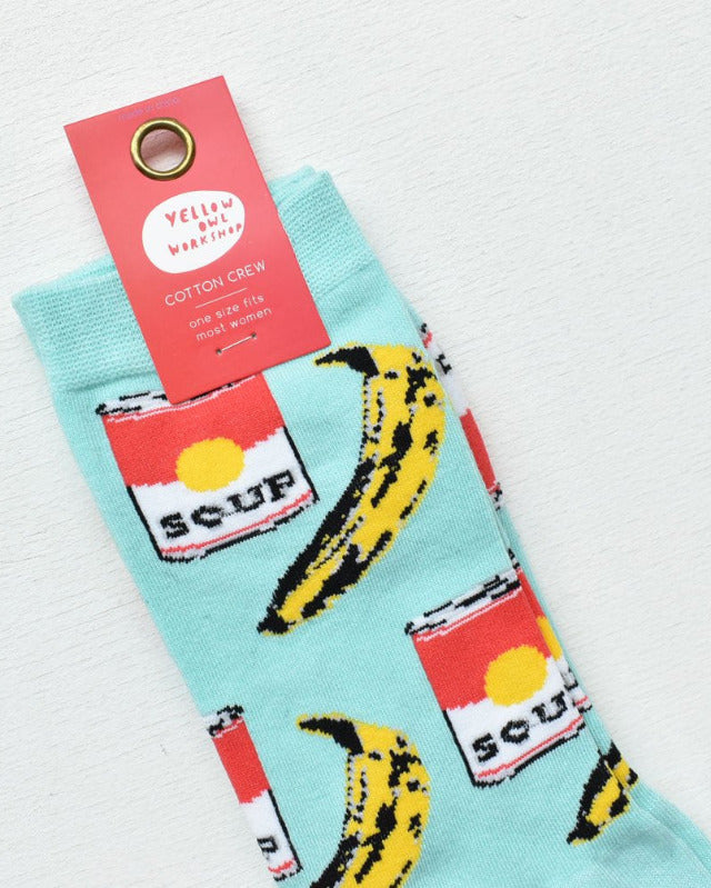 【バーンストア】Yellow Owl Workshop / Pop Art Crew Socks