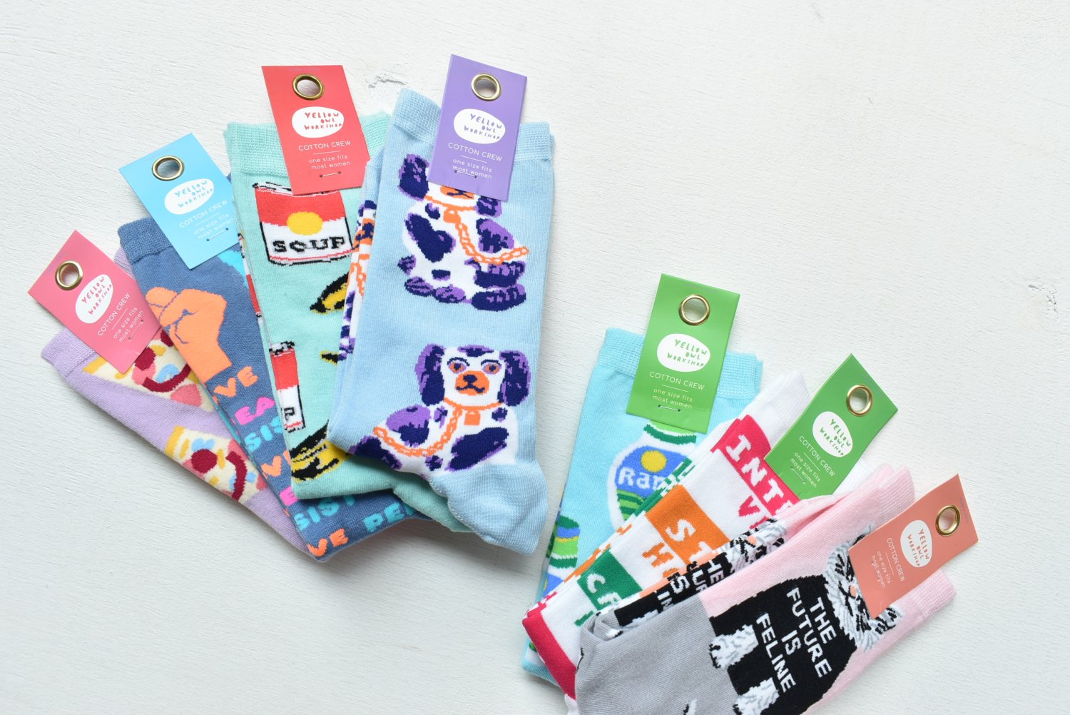 【バーンストア】 Yellow Owl Workshop / Staffordshire Dogs Crew Socks