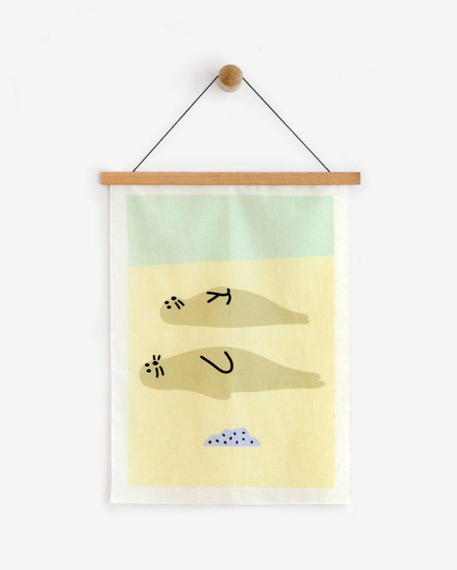 【バーンストア】WARMGREY TAIL / SEAL FRIENDS SMALL FABRIC