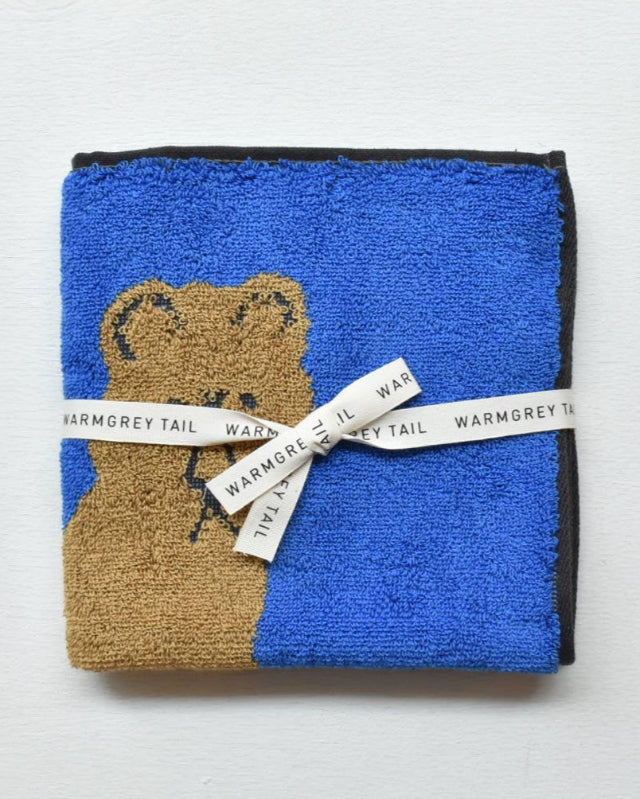 【バーンストア】WARMGREY TAIL / LIONESS HAND TOWEL - BROWN