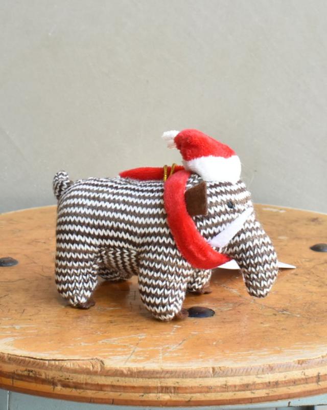 【バーンストア】Best Years / Knitted Woolly Mammoth Xmas Decoration