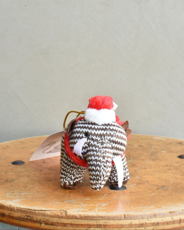 【バーンストア】Best Years / Knitted Woolly Mammoth Xmas Decoration