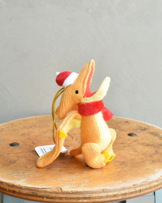 【バーンストア】Best Years / Knitted Yellow Pterodactyl Xmas Decoration