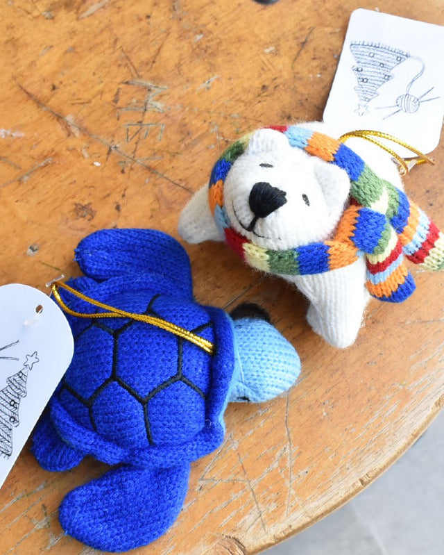 【バーンストア】Best Years /Knitted Turtle  Ornament