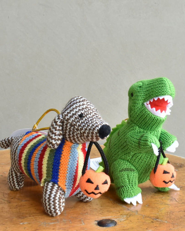 【バーンストア】Best Years /T Rex with Pumpkin Happy Halloween Decoration