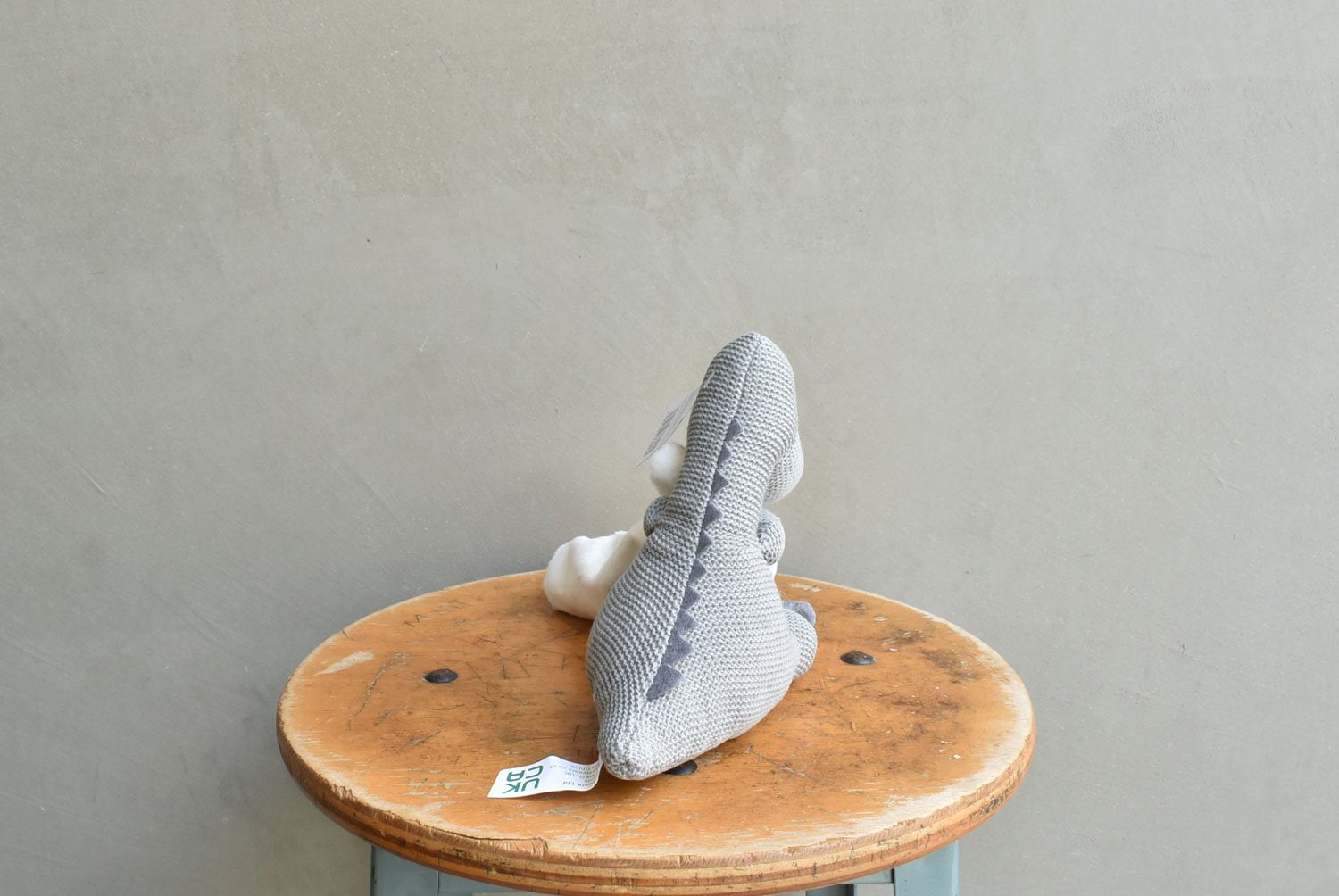 【バーンストア】Best Years / Grey Diplodocus Knitted Dinosaur Soft Toy with Comfort Blanket