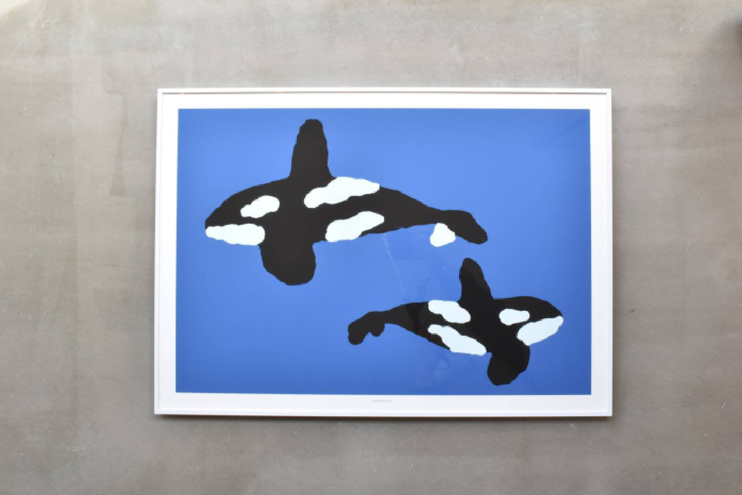 【バーンストア】WARMGREY TAIL / ORCA POSTER 500mm x 700mm