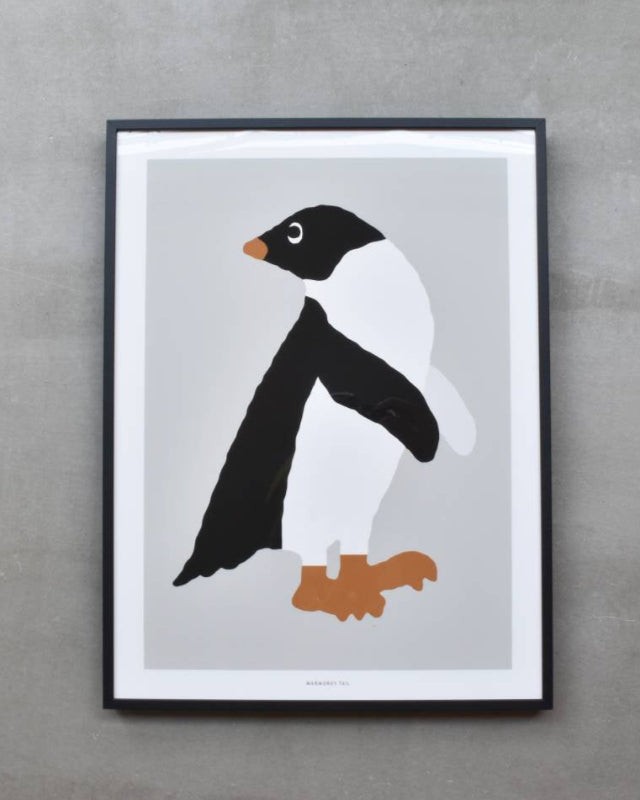 【バーンストア】WARMGREY TAIL / ADELIE PENGUIN POSTER 300mm x 400mm