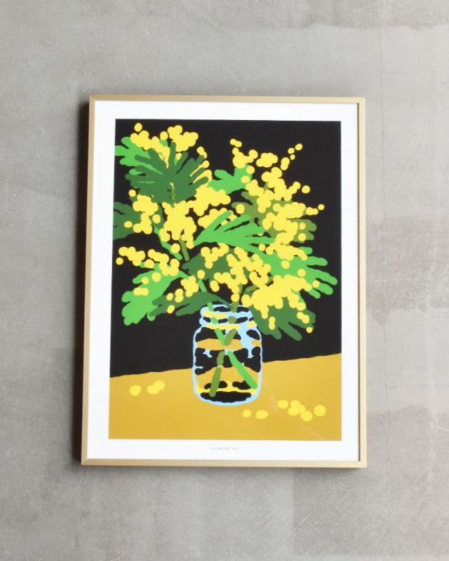 【バーンストア】WARMGREY TAIL / MIMOSA POSTER 300mm x 400mm