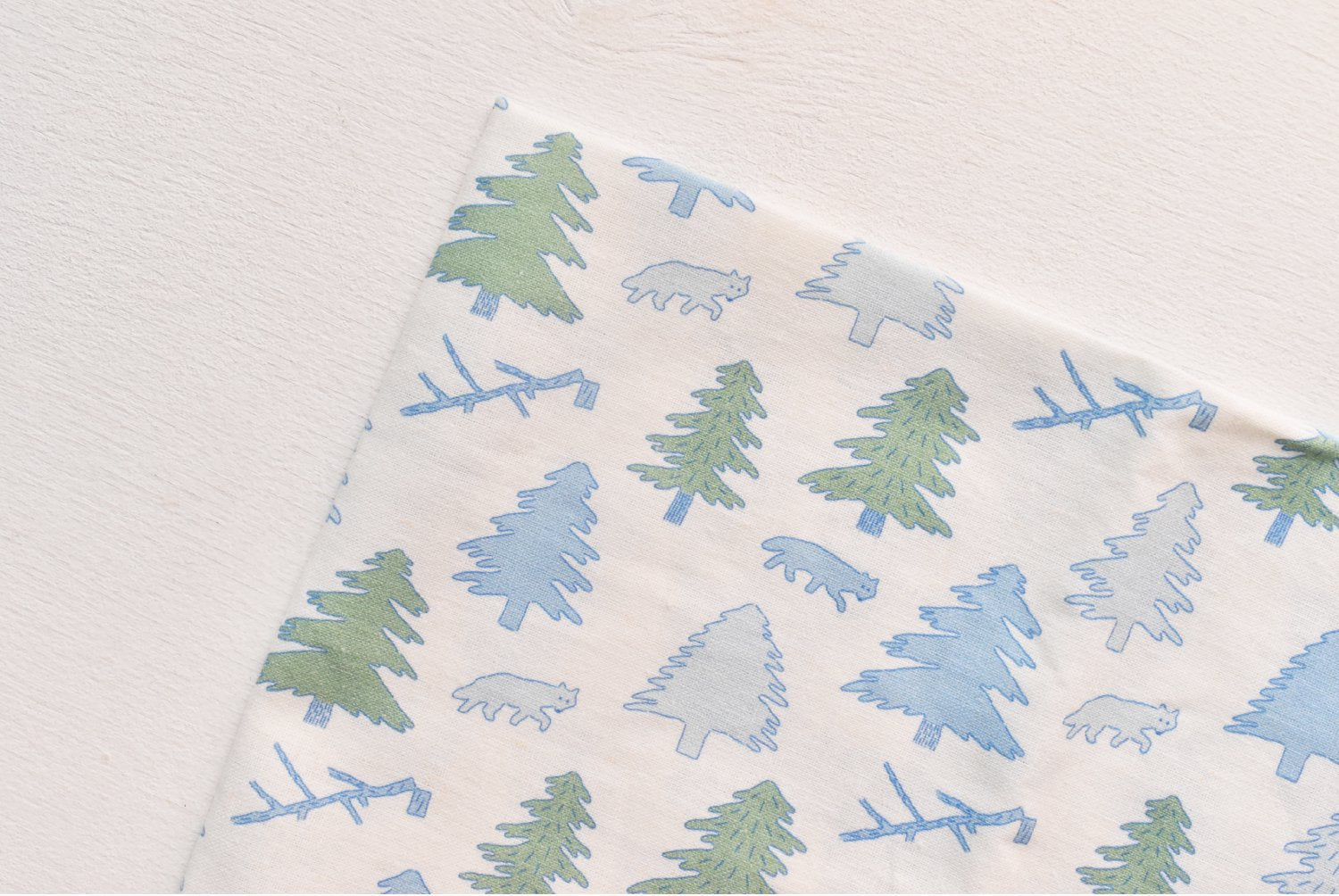 【バーンストア】WARMGREY TAIL / NORTH LAND KITCHEN CLOTH - BLUE & GREEN