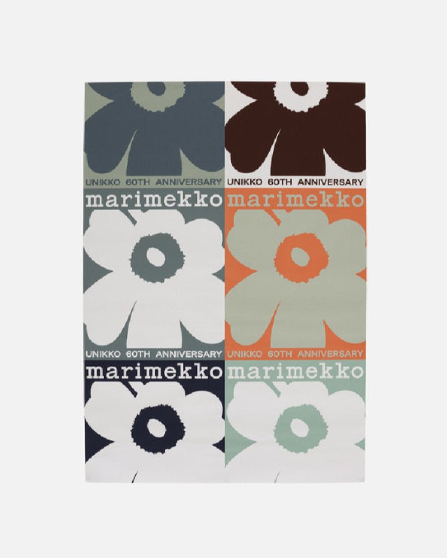 【マリメッコ】  Unikko 60th Anniversary Poster 70X100cm 52249473649