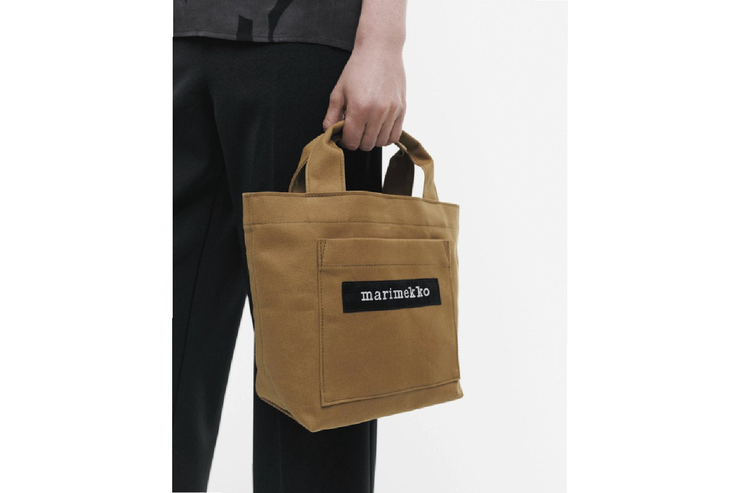 【マリメッコ】日本限定 Lunchbag Solid トートバッグ