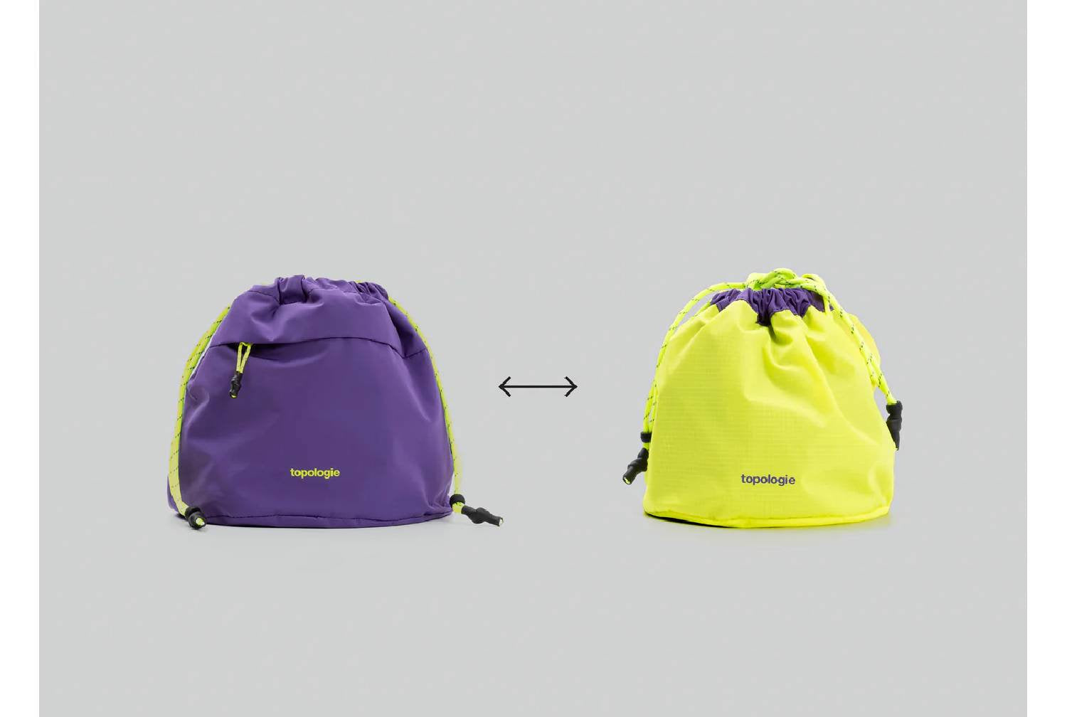 topologie / Reversible Bucket 【バッグ単体】(ElectricPurple/NeonYellowTechSateen)