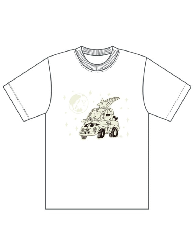 GLOW CASPER(グロウキャスパー) / DRIVE Tシャツ -WHITE【バーンストア】
