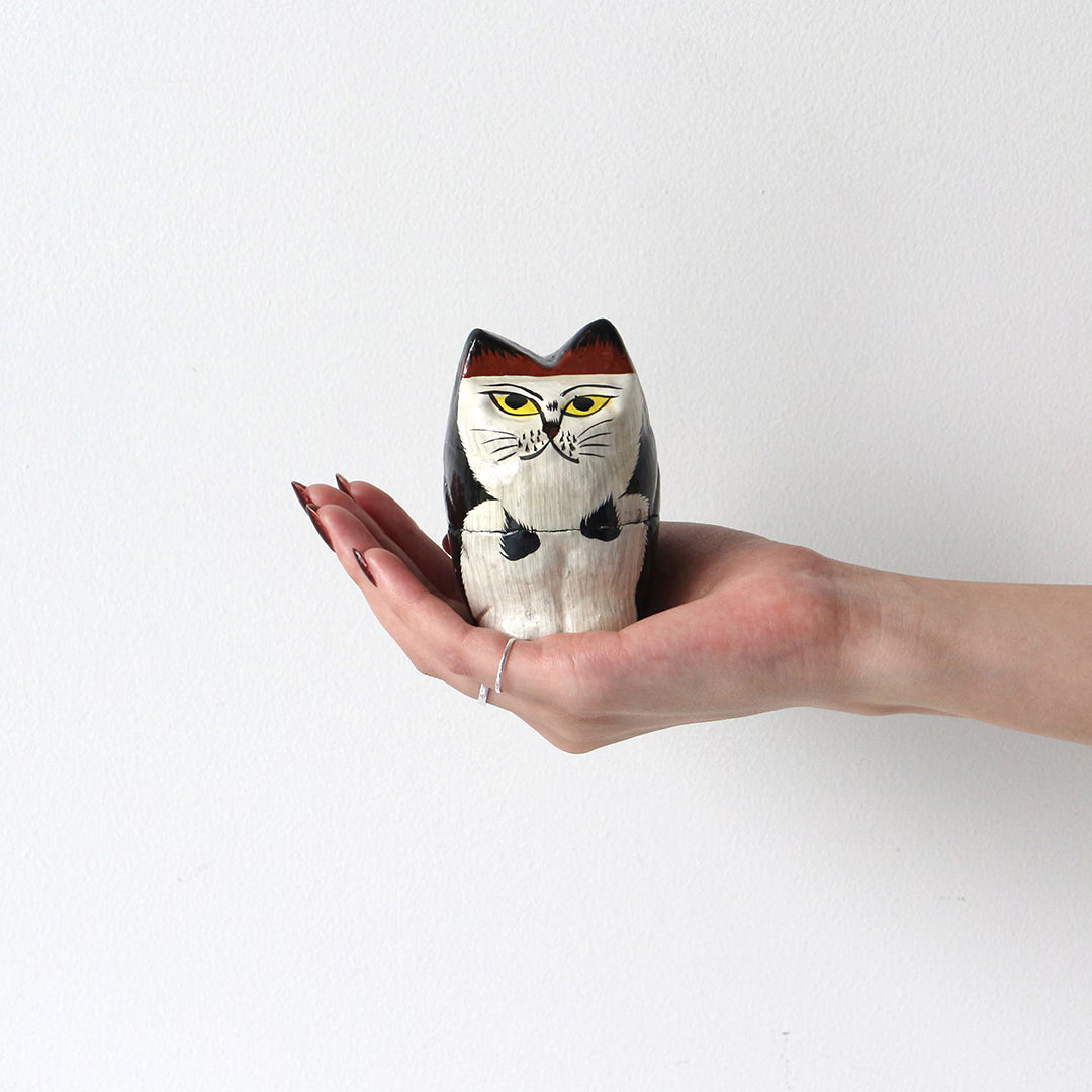 DETAIL(ディテール)/Papier Mache Standing Cat : パピエ マシェ スタンディング キャット 小物入れ 【サラダボゥル】