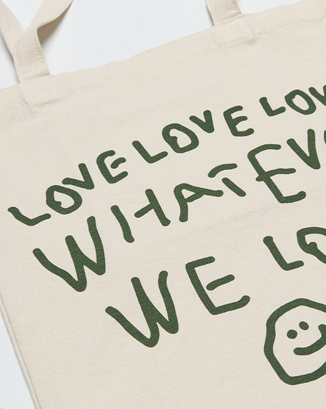【バーンストア】ooowl /  PIGMENT ECO BAG WE LOVE IVORY