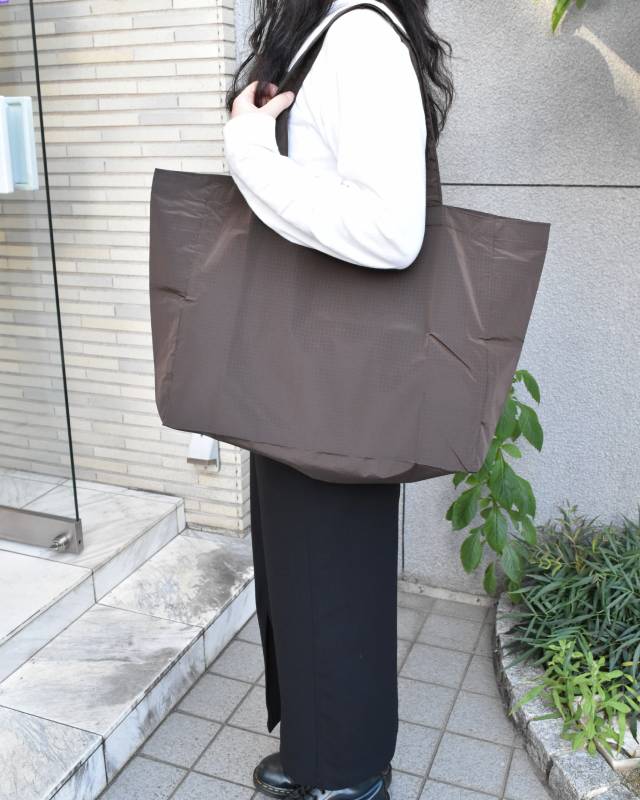 kitty bunny pony(キティーバニーポニー）/  Crinkle Ripstop Soft Big Bag  Brown【バーンストア】