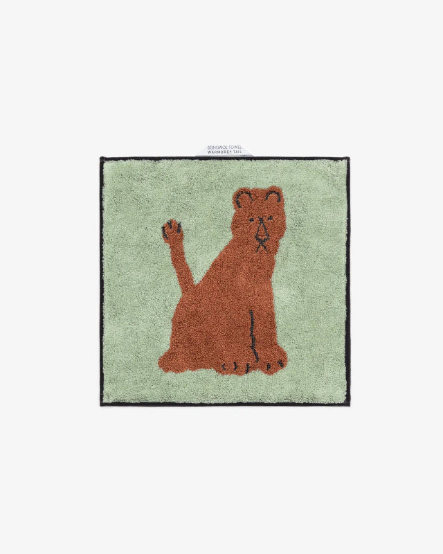 【バーンストア】WARMGREY TAIL / LIONESS HAND TOWEL - MINT