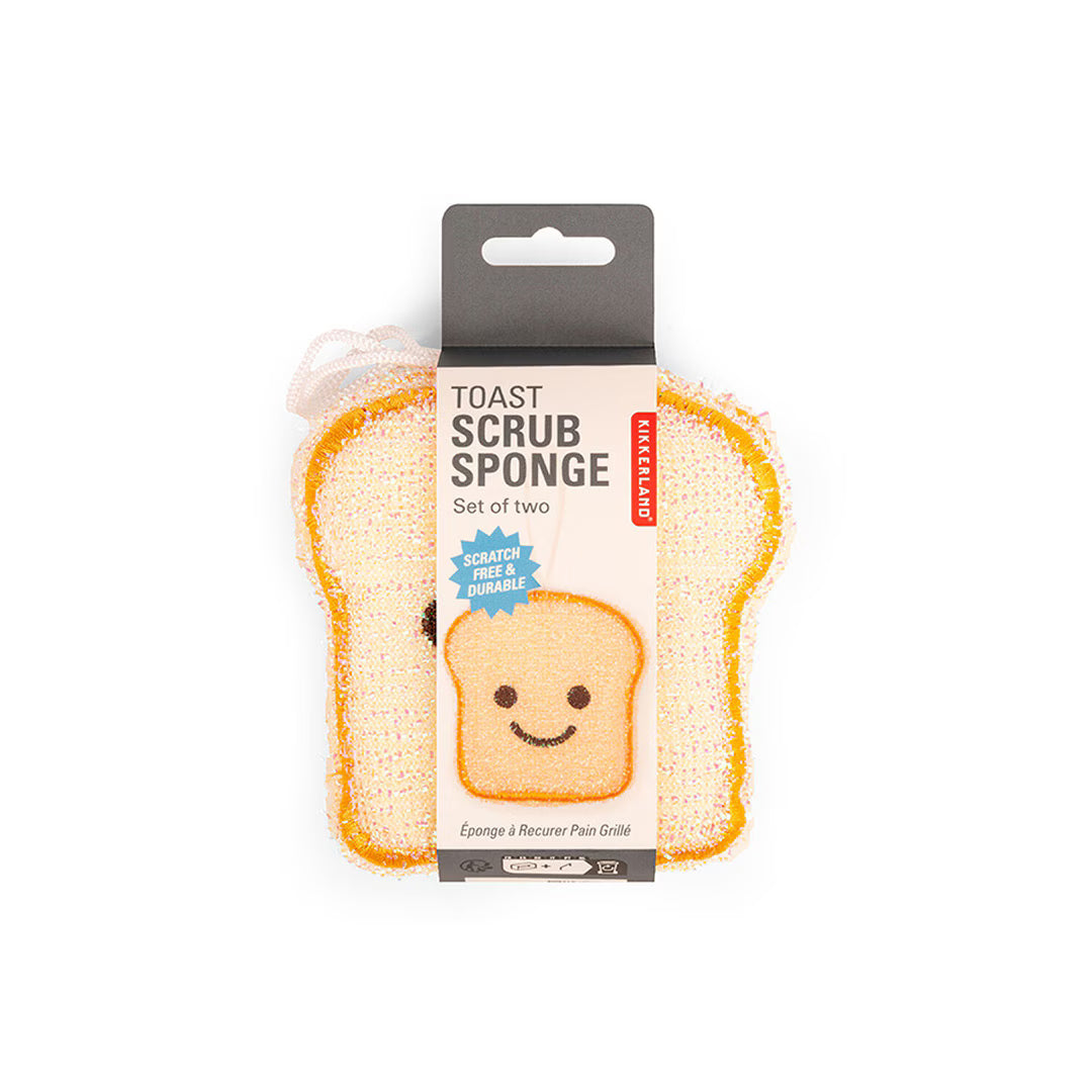 KIKKERLAND(キッカーランド)/  Toast Scrub Sponge トースト スクラブ スポンジセット  【サラダボゥル】